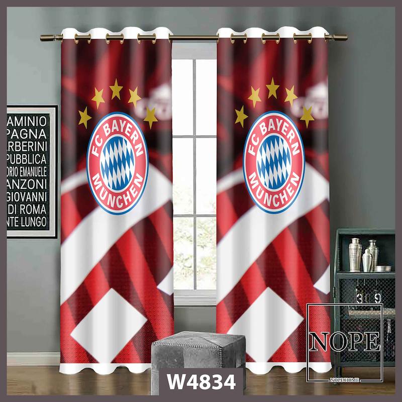 پرده طرح بایرمونیخ کد W4834