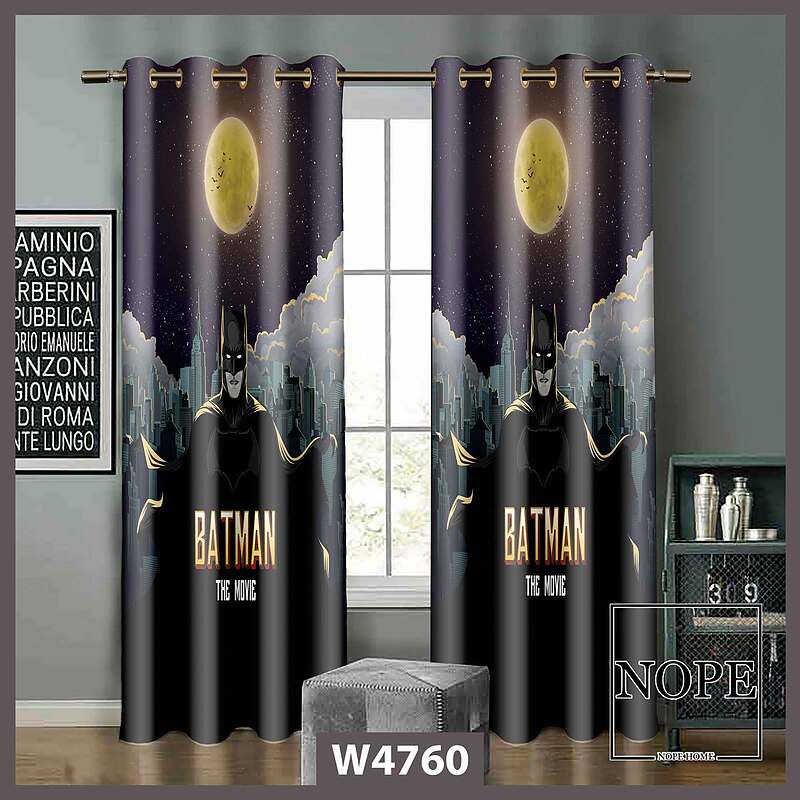 پرده کودک طرح بتمن کد W4760