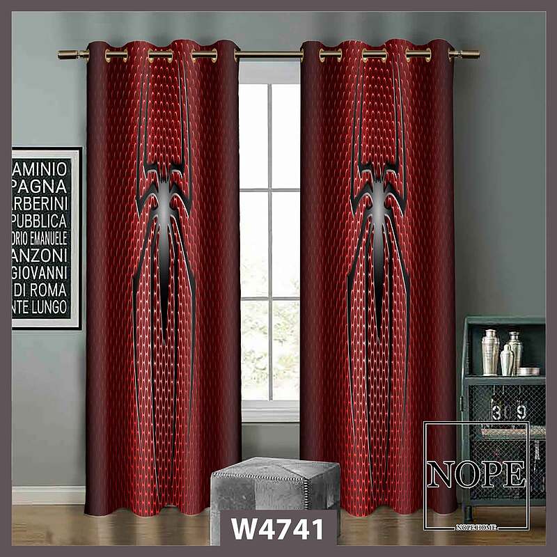 پرده کودک طرح عنکبوت کد W4741