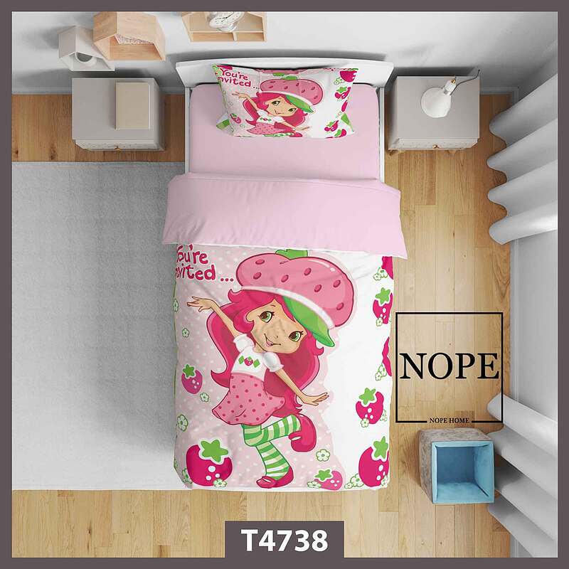 روتختی کودک طرح دختر توت فرنگی کد T4738