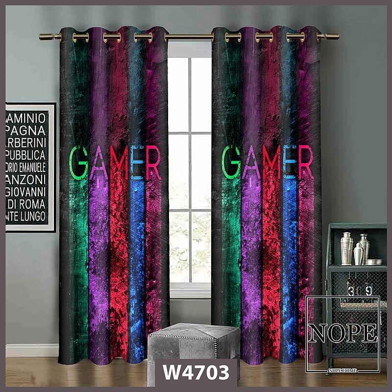 پرده کودک طرح گیم کد W4703