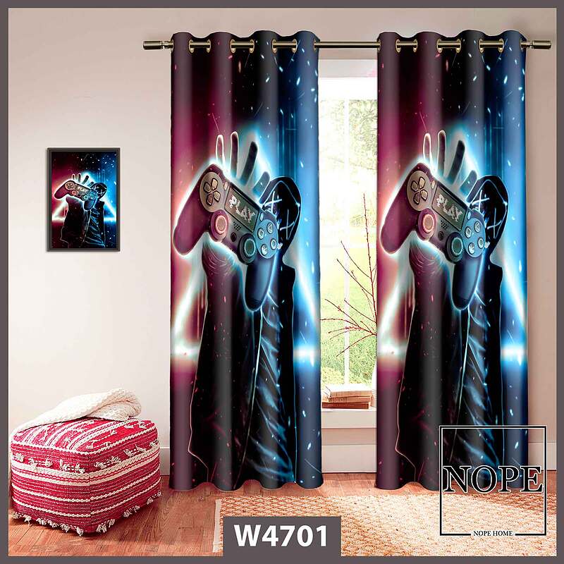 پرده کودک طرح گیم کد W4701