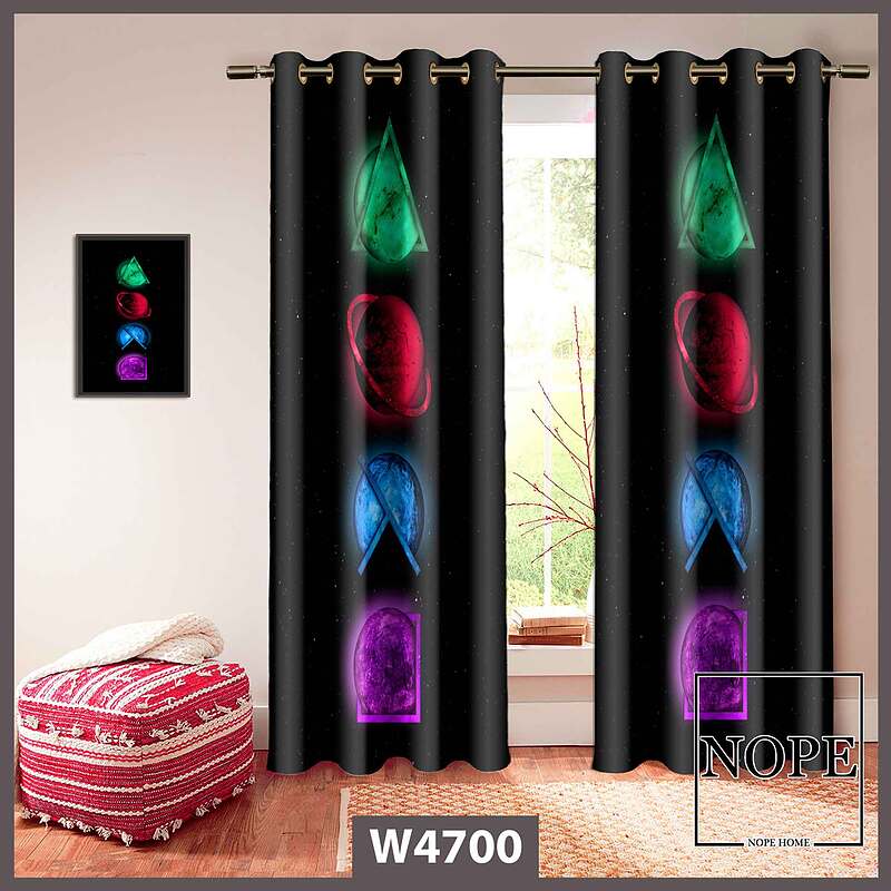پرده کودک طرح گیم کد W4700