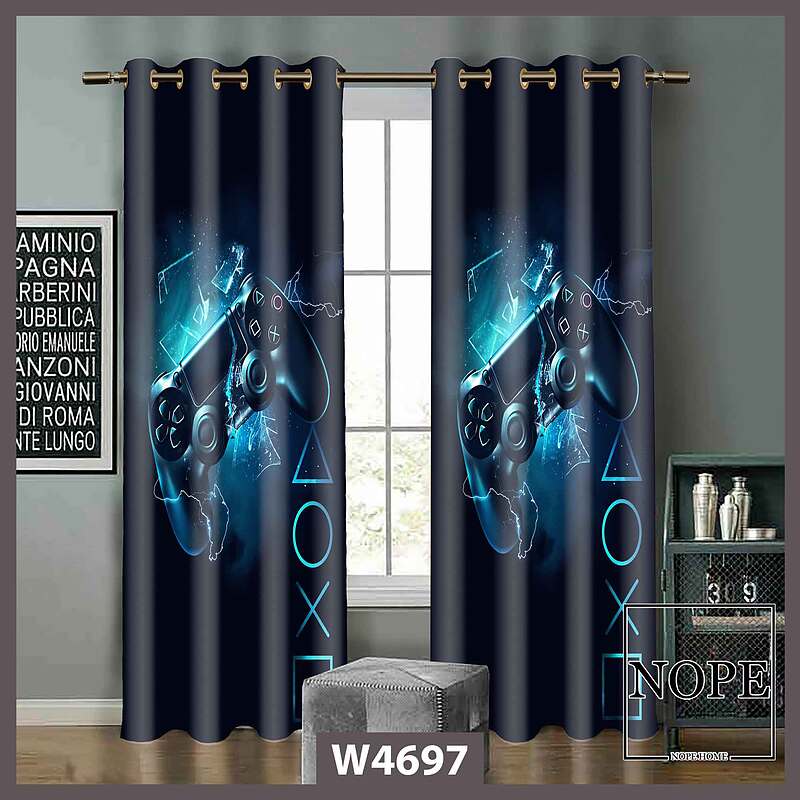 پرده کودک طرح گیم کد W4697