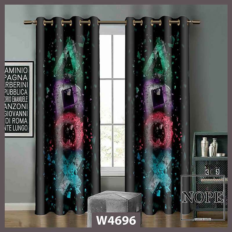 پرده کودک طرح گیم کد W4696