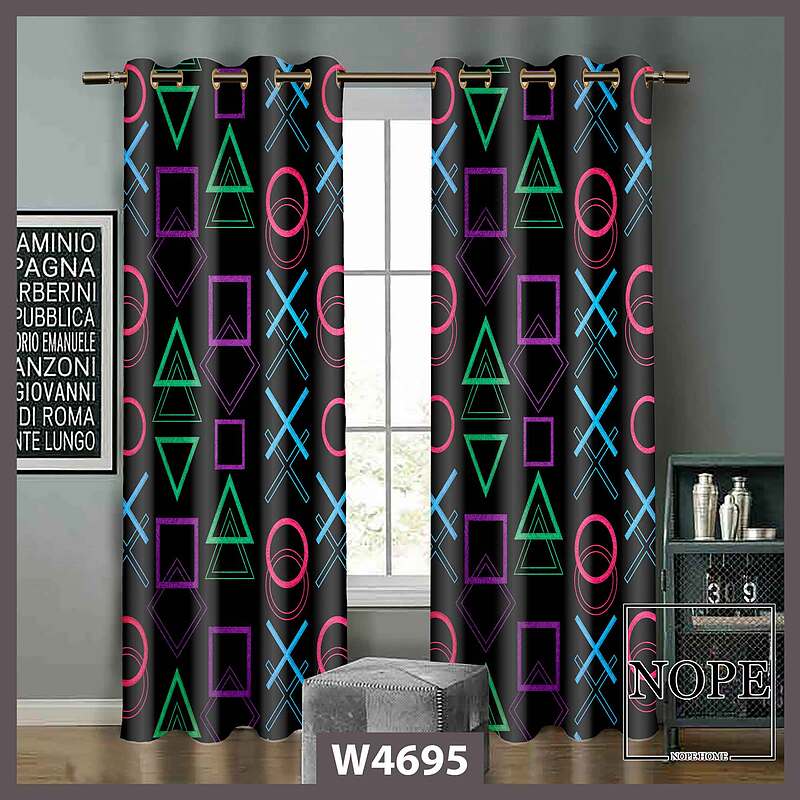 پرده کودک طرح گیم کد W4695