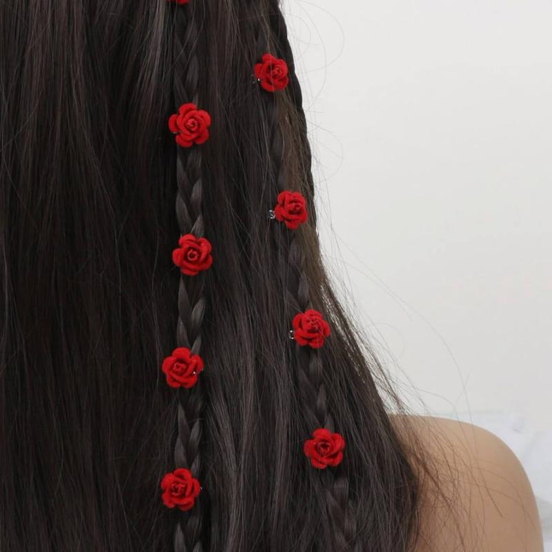 قفل مو گل رز 