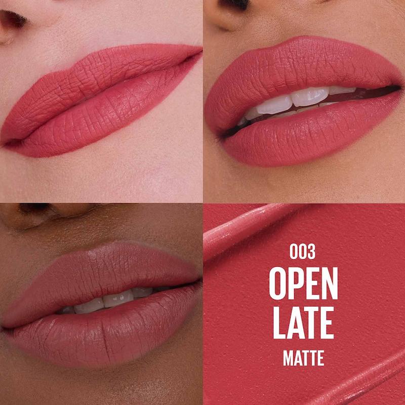 رژ جامد مات 003(Open Late)  
