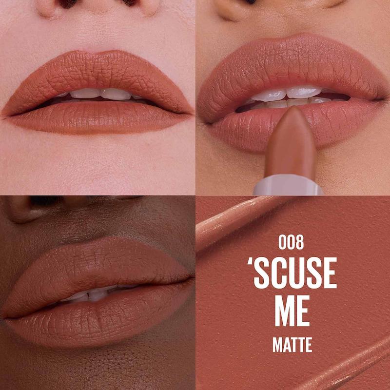 رژ جامد مات 008( Scuse me)