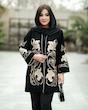 مانتو کتی زنانه مغزی دوزی ، کت زنانه مجلسی ، مانتو کتی گلدوزی شده 