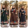 پیراهن بلند پروانه زنانه ، ماکسی مجلسی زنانه ، پیراهن ساحلی بلند و استین دار 