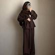 ست دو تیکه کت و شلوار عروسکی زنانه ، ست کت و شلوار زنانه مجلسی ، کت و شلوار اسپرت زنانه 