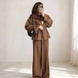 ست دو تیکه کت و شلوار عروسکی زنانه ، ست کت و شلوار زنانه مجلسی ، کت و شلوار اسپرت زنانه 