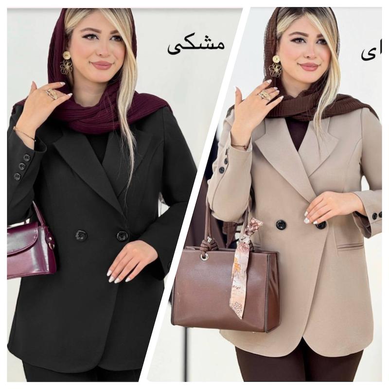 کت زنانه مازراتی کج راه کیفیت عالی ، کت مانتویی زنانه اسپرت و مجلسی 