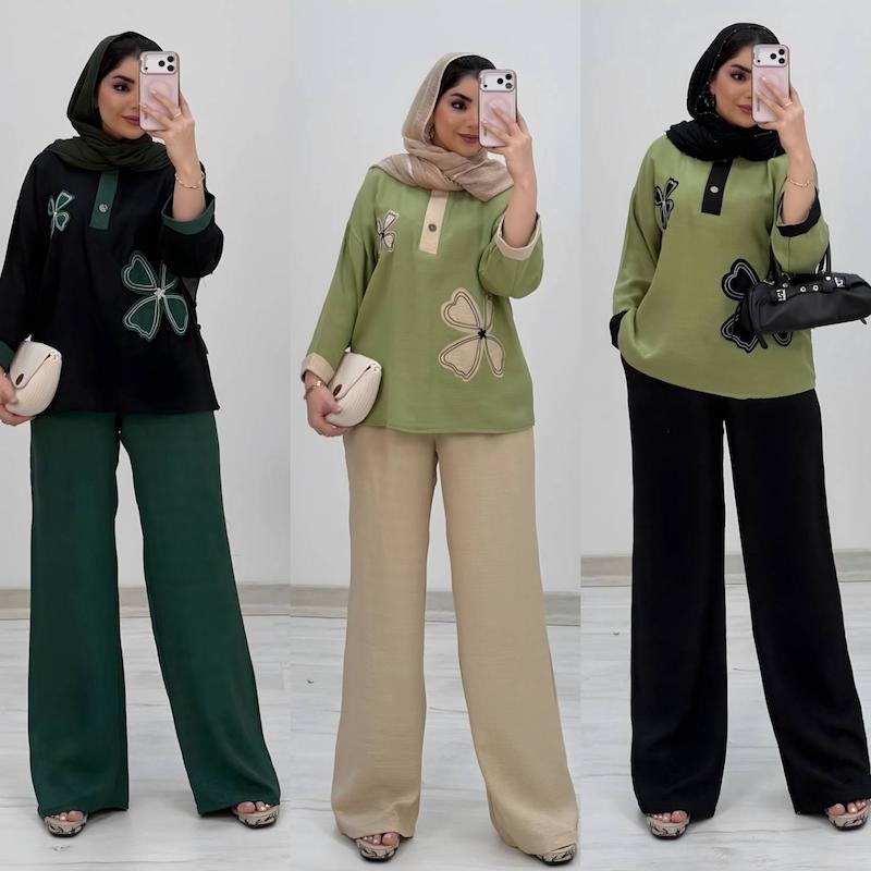 ست شومیز و شلوار حراجی ، ست تونیک و شلوار زنانه حراجی ، ست پیراهن و شلوار زنانه 