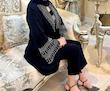ست کت مانتویی و شلوار مجلسی زنانه ، ست کت و شلوار حراجی زنانه ، ست مانتو و شلوار مجلسی نگینی ، مانتو کتی و شلوار مزونی سایز بزرگ  