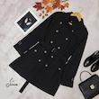 ترنج کت زنانه و دخترانه حراجی ، بارونی کوتاه زنانه ، کت کوتاه کتان پاییزه زنانه