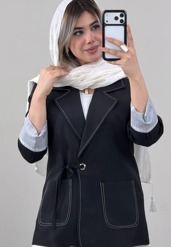 کت زنانه کوتاه و اسپرت مانتو کتی زنانه مزونی 