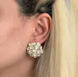 گوشواره چند رنگ و عسلی فلورا