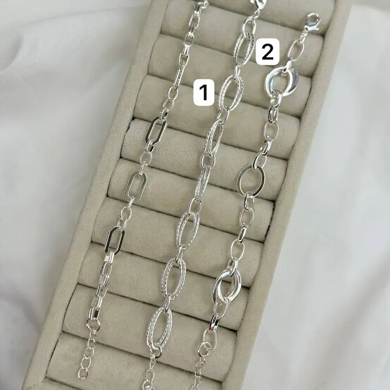 دستبند  ابکاری نقره