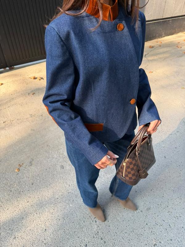 کت زنانه جین تافی
