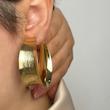 گوشواره حلقه ایی موج دار