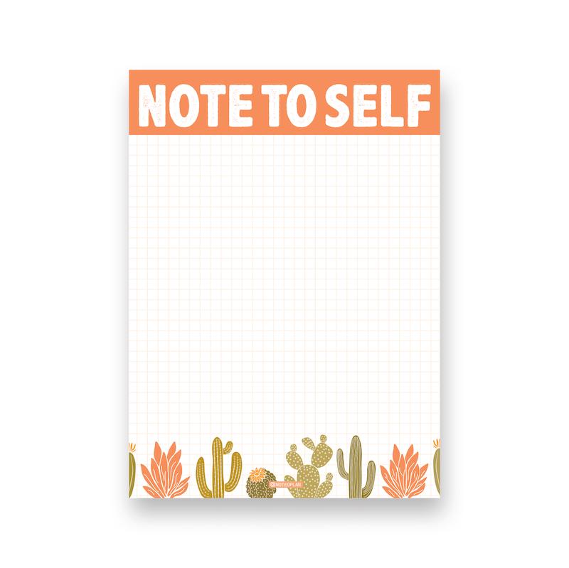 برگه یادداشت Note to self