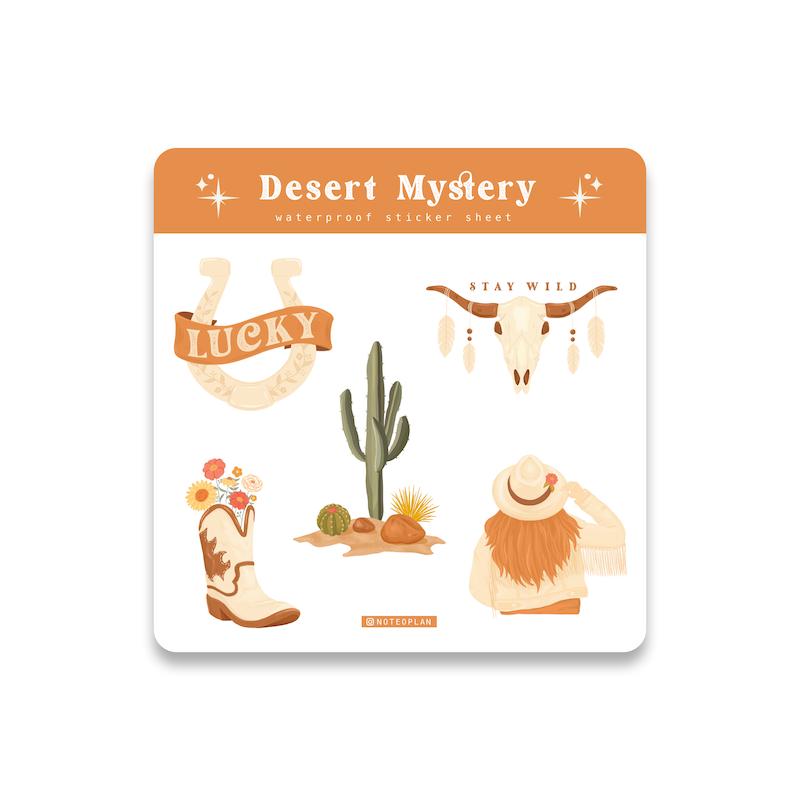 استیکر Desert mystery