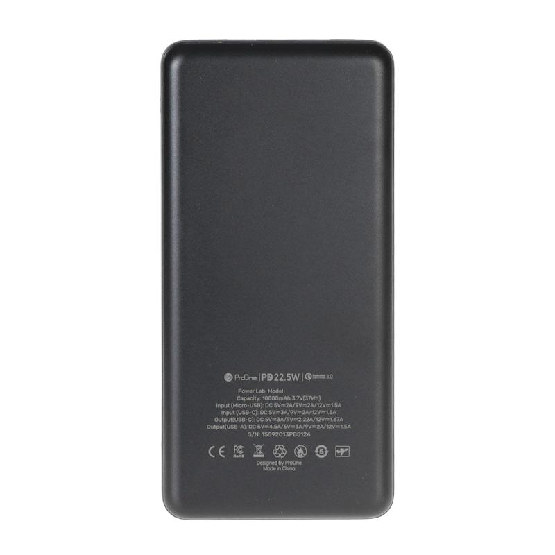 پاوربانک فست شارژ ۳۰۰۰۰ میلی‌آمپرساعت پرووان مدل PPB5303 توان ۲۲.۵ وات - مشکی-گارانتی دار