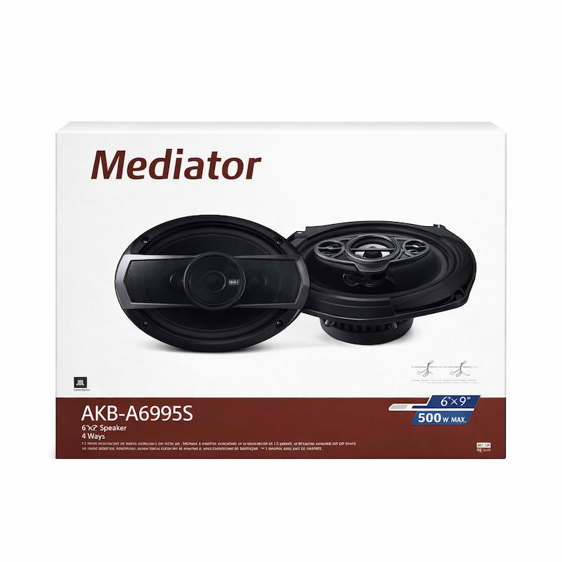 اسپیکر خودرو آمپلی خور مدیاتور مدل AKB-A6995s بسته 2عددی