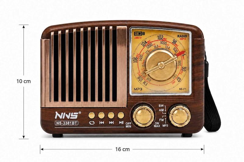 رادیو اسپیکر قابل حمل NNS مدل NS-3381BT