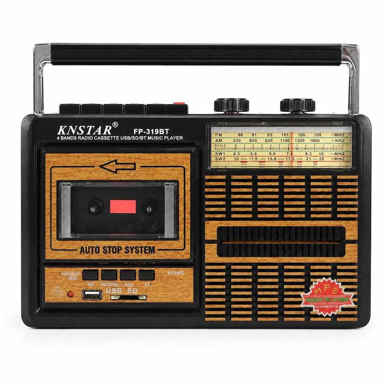 رادیو کاست و اسپیکر بلوتوثی کی‌ان‌استار مدل KNSTAR FP-319BT