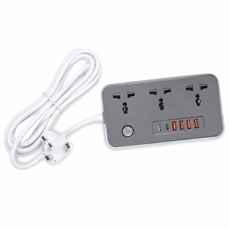 استیشن شارژ و چند راهی برق Z65 - طول کابل سه متری