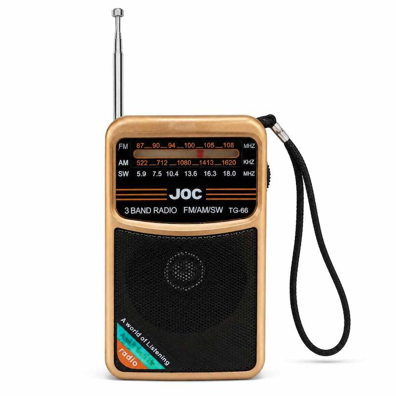 رادیو جیبی قابل شارژ JOC مدل TG-66سه موج 
