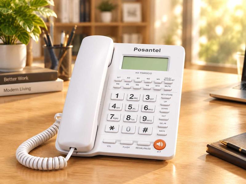 تلفن رومیزی پوسانتل Posantel مدل KX-T5800CID 