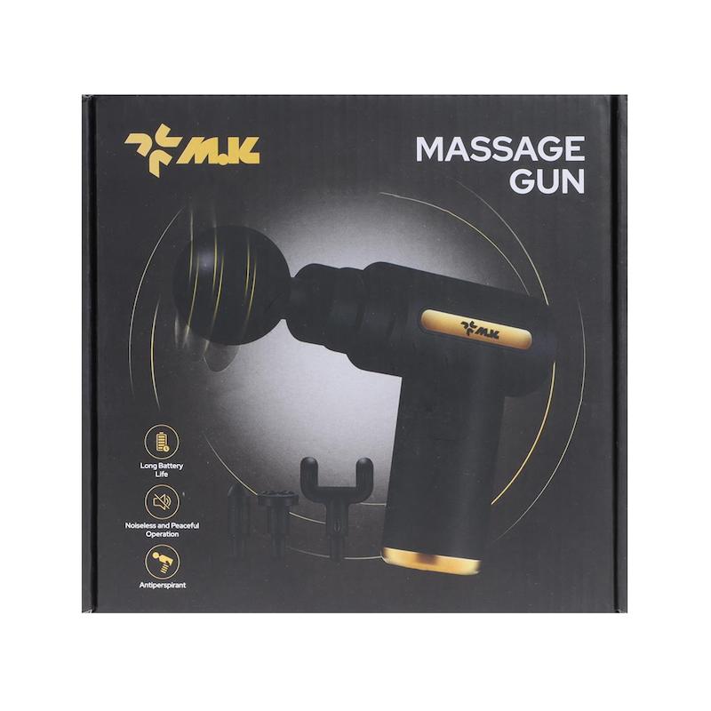 ماساژور شارژی تفنگی Massage Gun M.K  - مشکی - RYL