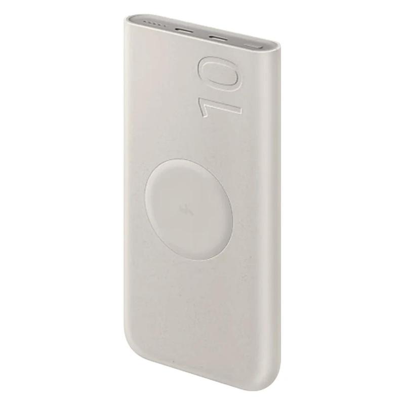پاوربانک سامسونگ PD و فست شارژ Samsung 10000mAh مدل EB-U2510 25W - بژ (گارانتی یکساله شرکتی) NZ
