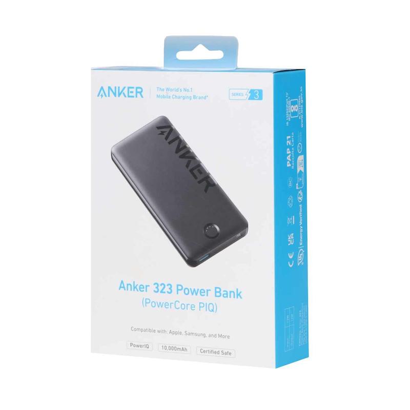 پاوربانک انکر Anker 12W 10000mAh مدل PowerCore PIQ A1334H11 - مشکی (گارانتی 18ماهه شرکتی)