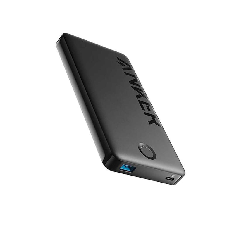 پاوربانک انکر Anker 12W 10000mAh مدل PowerCore PIQ A1334H11 - مشکی (گارانتی 18ماهه شرکتی)