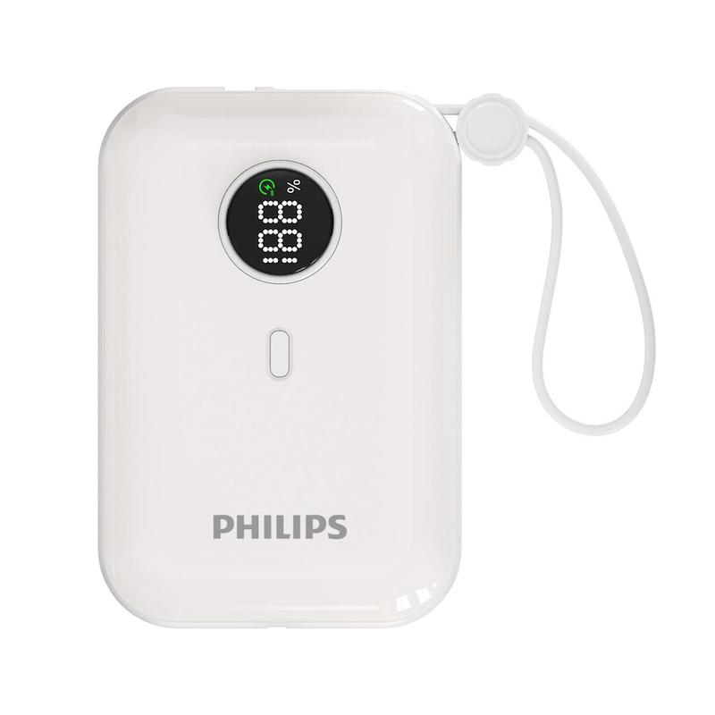پاوربانک فیلیپس PD و فست شارژ Philips 10000mAh مدل DLP2228CW 22.5W - سفید (گارانتی دوساله سی آوا)