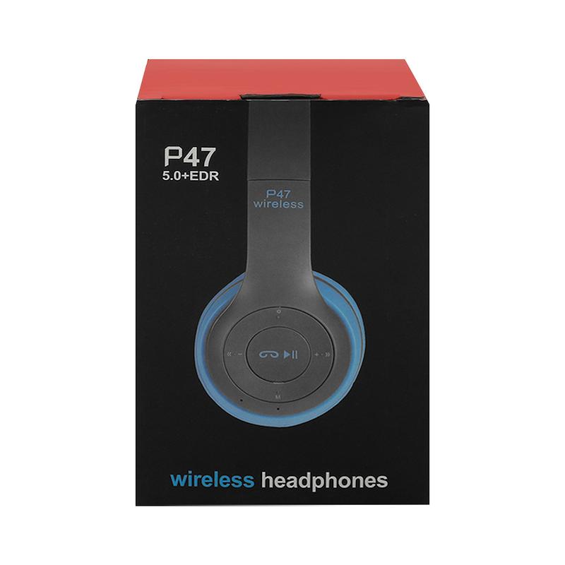 هدفون بی سیم مدل P47-آبی