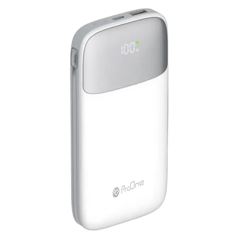 پاوربانک پرووان PD و فست شارژ ProOne 20000mAh مدل Volto 20 PPB5213 22.5W - سفید