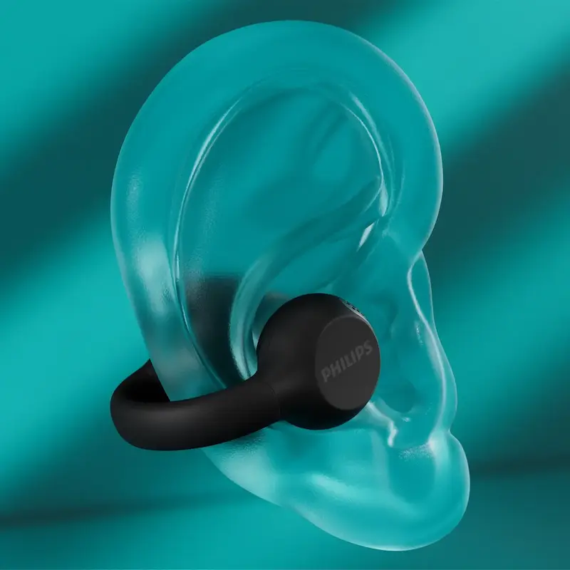 هدفون  بی سیم  فیلیپس مدل TAQ2000BK - مشکی (گارانتی دوساله سی آوا)