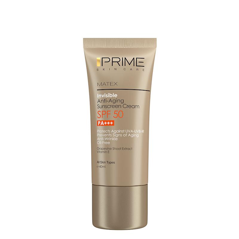 کرم ضد آفتاب جوان کننده فاقد رنگ پرایم با SPF 50