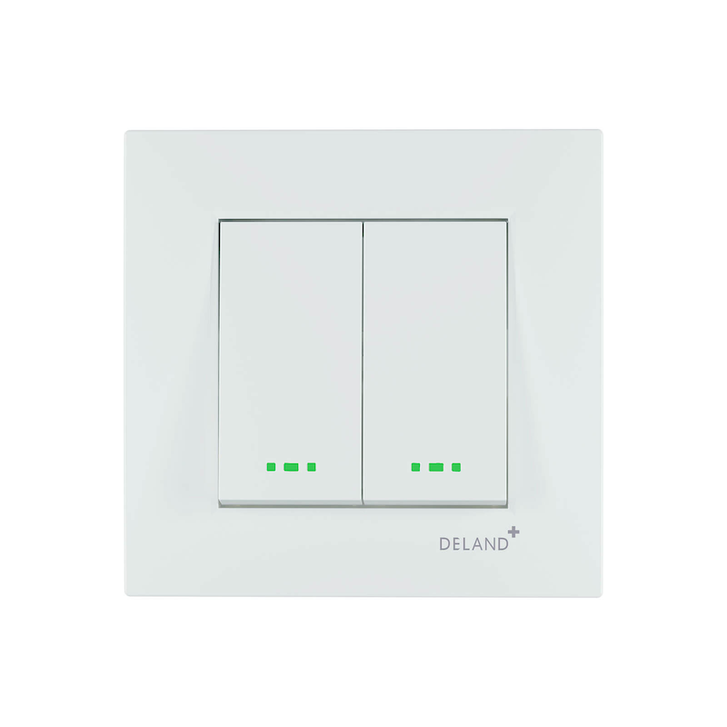 کلید دو پل دلند مدل آسا سفید