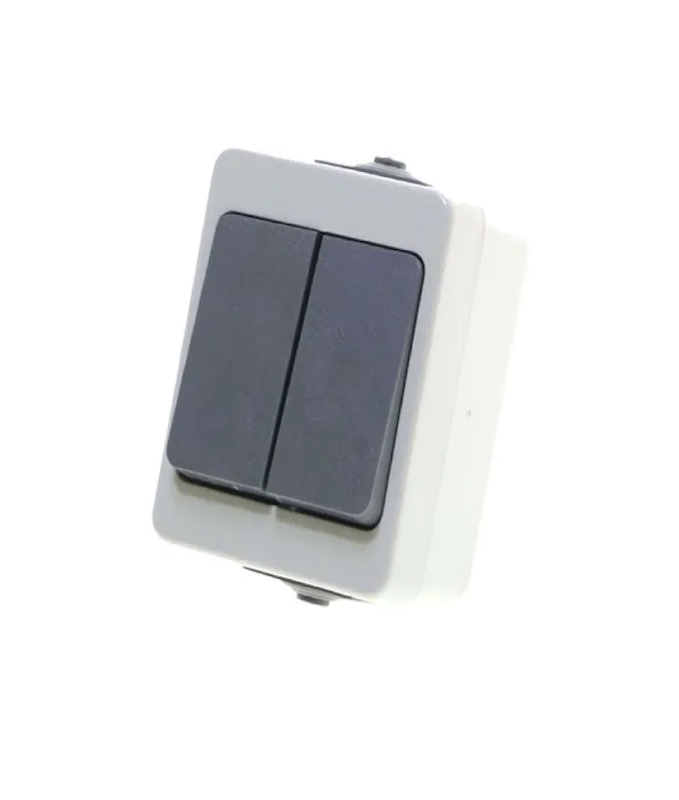 کلید دو پل بارانی رو کار پارت الکتریک