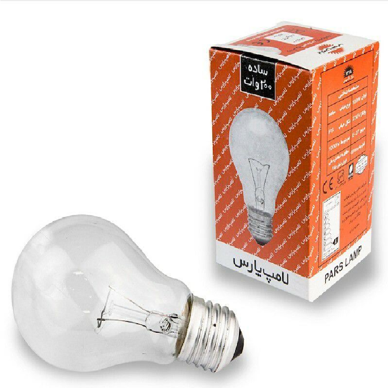 لامپ 200 وات ساده پارس