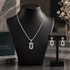 نیم ست نقره زنانه مدل امگا کد N11