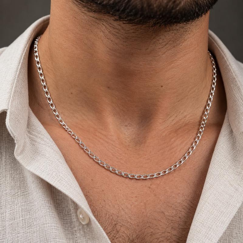 گردنبند, نقره, مردانه, اکسسوری