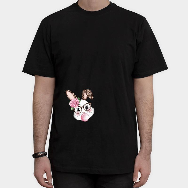 👕 «تی‌شرت خرگوش صورتی» 💖 کد: 1011